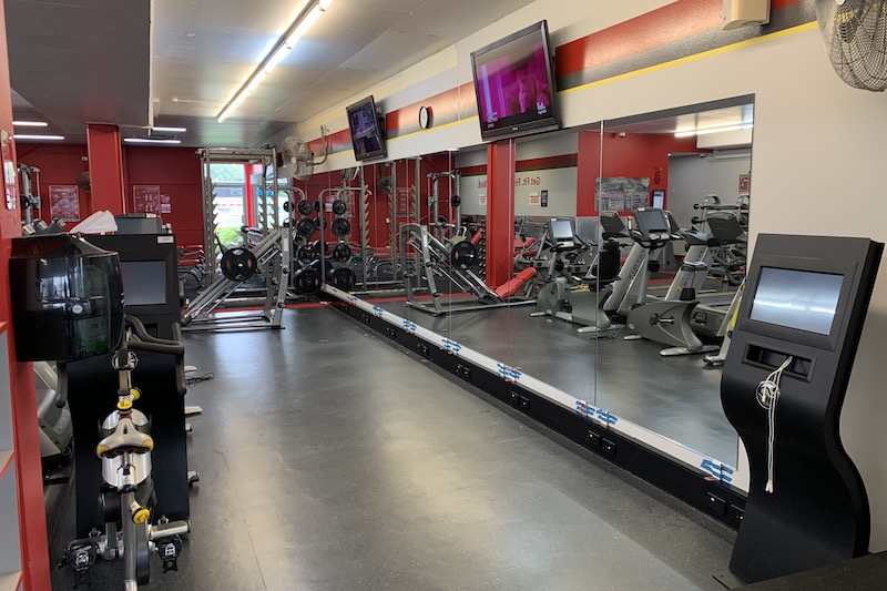 Snap Fitness Gym Mirror 2